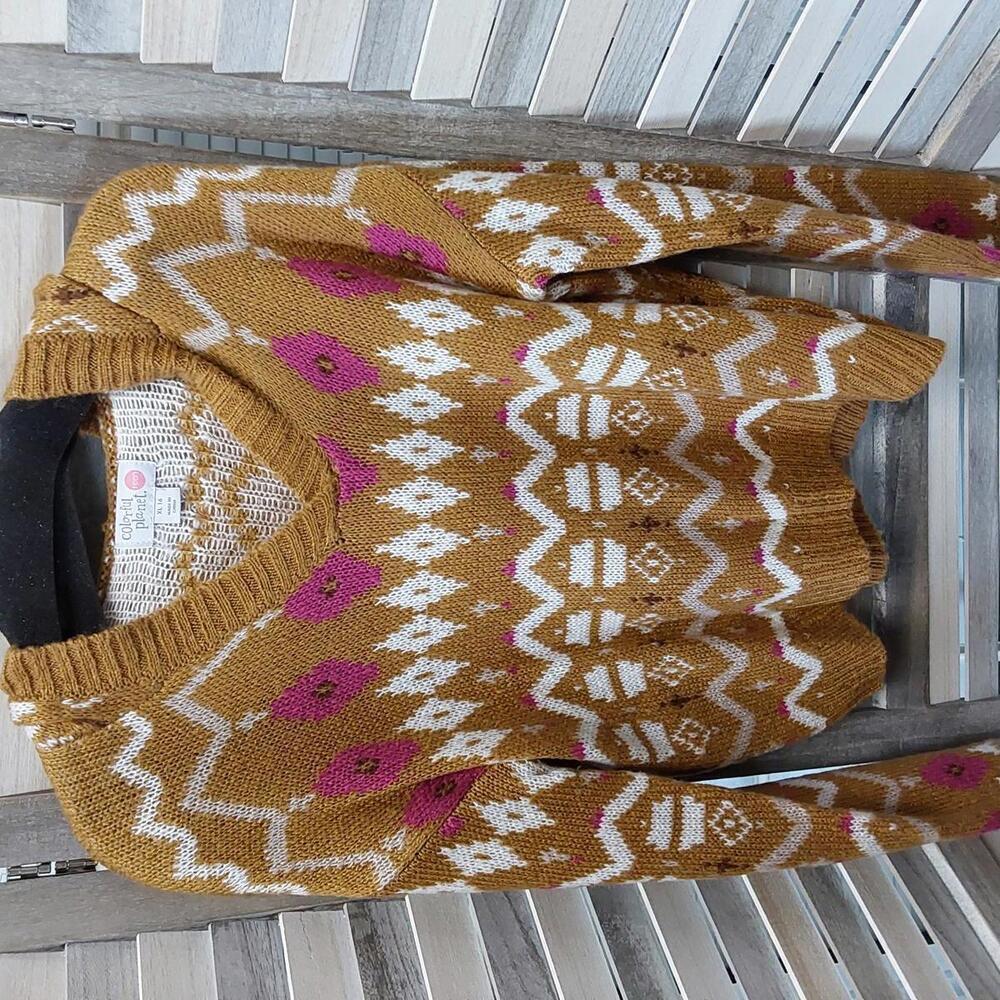 Girls' Hoodie Pullover Sweater | Colorful Planet | Xl (16)